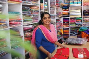 Thanks to her hard work, as well as micro-credits from World Vision India's IMPACT program, Sajitha's business is thriving.