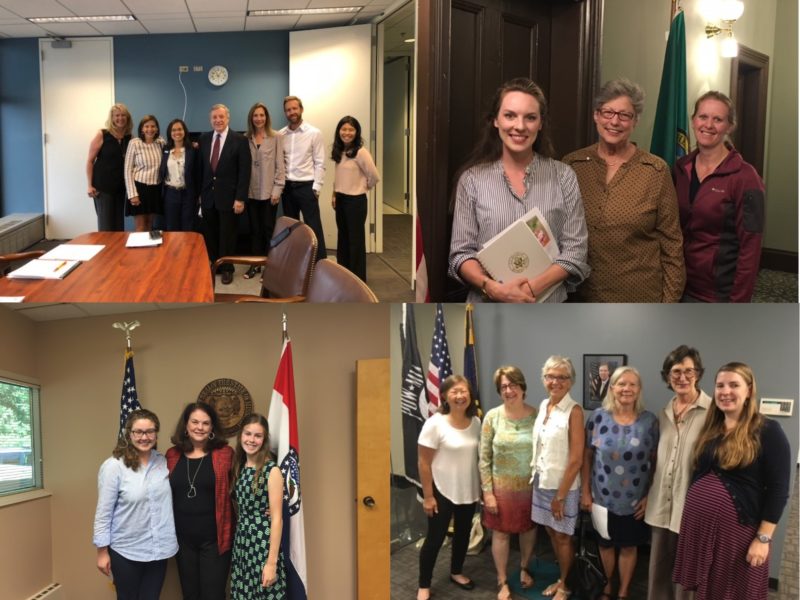 Advocate accomplishments for Summer 2018: Meetings, calls, and more!