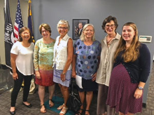 Advocates met with the office of Sen. Jeff Merkley to discuss the reach Every Mother and Child Act.