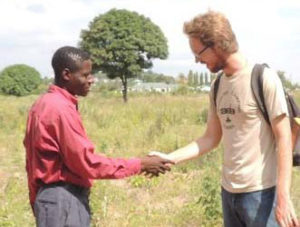 Davis and Musa Songoro in Tanzania