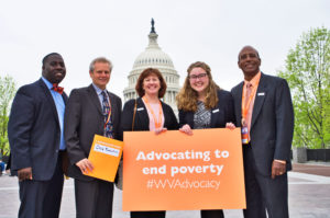 World Vision advocating to end poverty