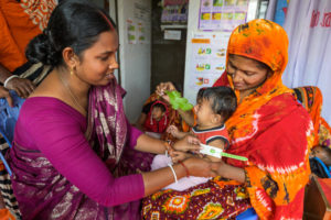 Aparna helps mom in Bangladesh