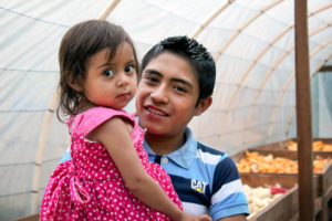 Boy and girl in Honduras